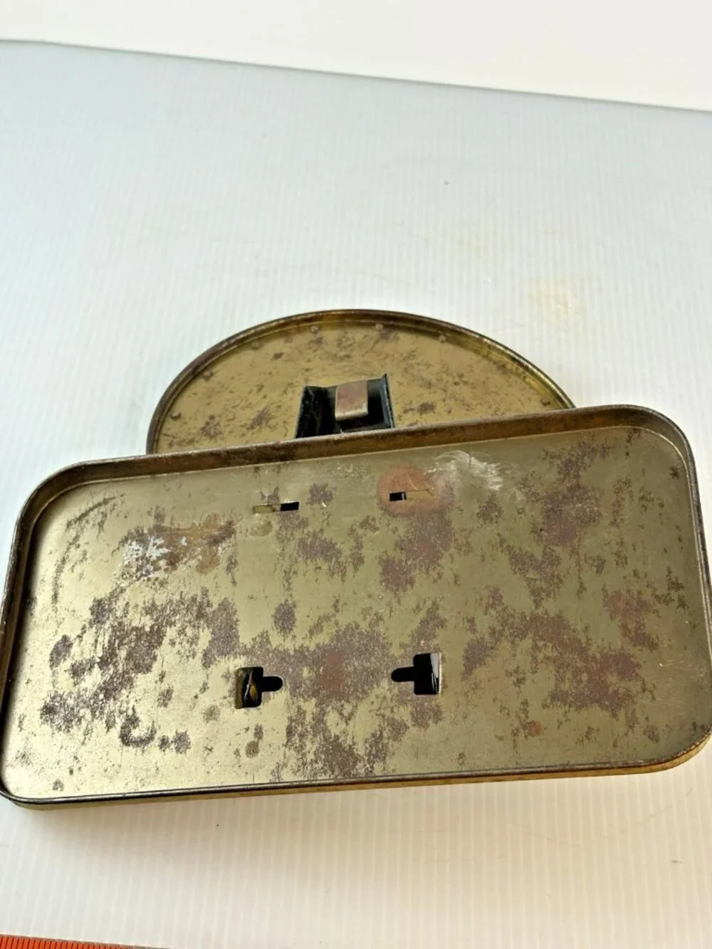 Antique Baldwin Manufacturing Animal Bingo Tin Litho Wheel Game #225 AS IS